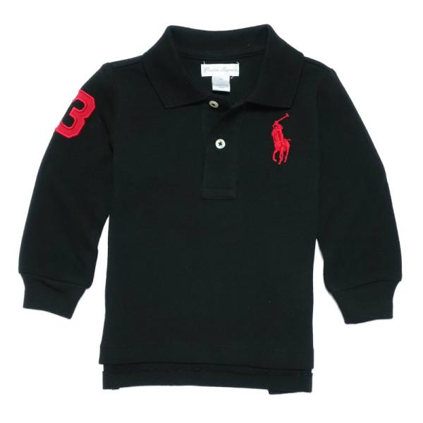 ラルフローレン POLO RALPH LAUREN ベビー 男の子 長袖 ポロシャツ Cotton ...