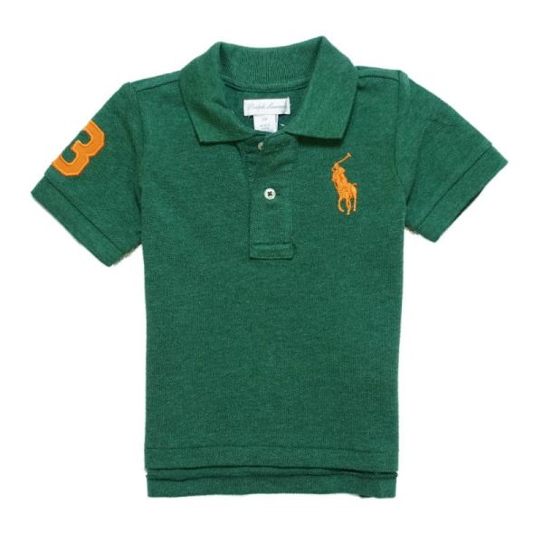 ラルフローレン RALPH LAUREN ベビー 男の子 半袖 ポロシャツ Cotton Mesh ...