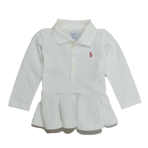 ラルフローレン RALPH LAUREN ベビー 女の子 長袖 ポロシャツ Long-Sleeve ...