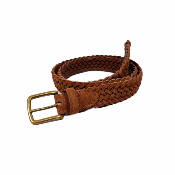 ジェイクルー J.Crew メンズ Men's スウェード編み込みベルト Suede Braided...