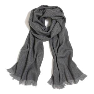 ジェイクルー マーカンタイル J.Crew Mercantile メンズ Men's マフラー Herringbone Scarf グレー Grey Combo｜vinaoutfitters