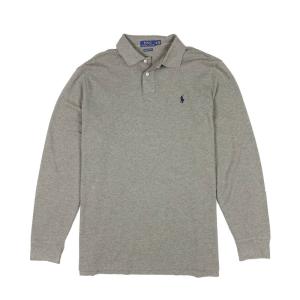 ポロ ラルフローレン POLO RALPH LAUREN メンズ Men's 長袖 ポロシャツ Custom Slim Long-Sleeve Polo グレー系 Gents Heather｜vinaoutfitters