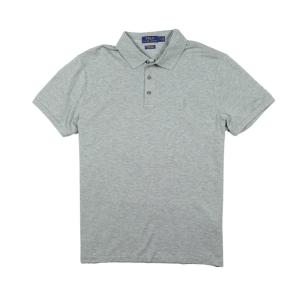 ポロ ラルフローレン POLO RALPH LAUREN メンズ Men's 半袖 ポロシャツ Custom Slim Stretch Mesh Polo グレー系 Andover Heather｜vinaoutfitters