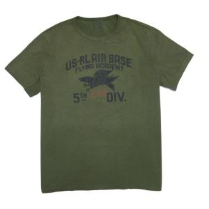 返品不可(ポロ ラルフローレン)POLO RALPH LAUREN 半袖Tシャツ Custom-Fit Flying T-Shirt ディフェンダーグリーン Defender Green｜vinaoutfitters