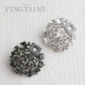 CHANEL（シャネル） ブローチ カメリア フラワー 花 ブラック シルバー