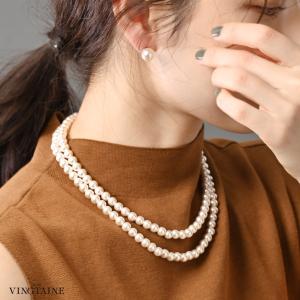 Andemiu（アンデミュウ） ネックレス パール3連ネックレス641599