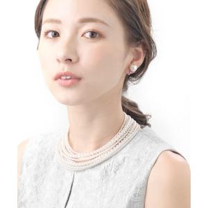 ネックレス 8連 パール チョーカー 結婚式 ...の詳細画像3