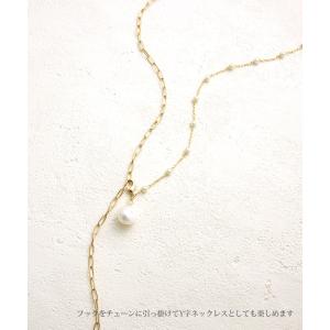 淡水パール×チェーン3wayロングネックレス ...の詳細画像4