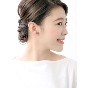 ノンホールピアス 樹脂製イヤリング スワロフス...の詳細画像4