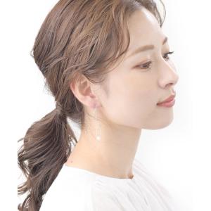 ノンホールピアス 樹脂製イヤリング パール ウ...の詳細画像2