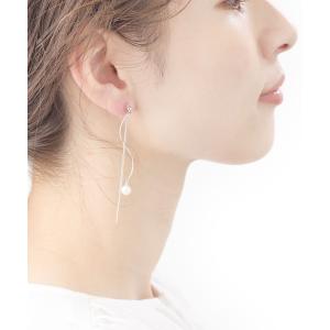 ノンホールピアス 樹脂製イヤリング パール ウ...の詳細画像4