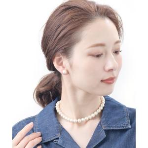 ノンホールピアス コットンパール 10mm 一...の詳細画像2