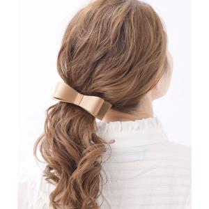 バレッタ リボン (L) シンプル オフィス ...の詳細画像2