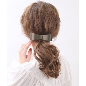 バレッタ リボン (L) シンプル オフィス ...の詳細画像3