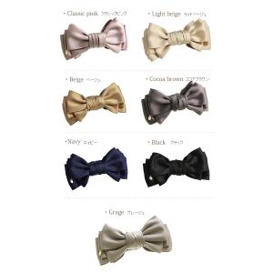 レイヤードリボンバナナクリップ リボン ヘアク...の詳細画像1