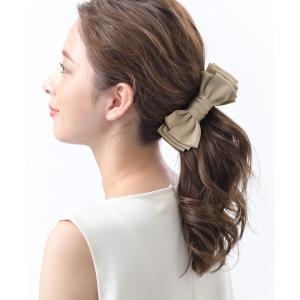 レイヤードリボンバナナクリップ リボン ヘアク...の詳細画像4