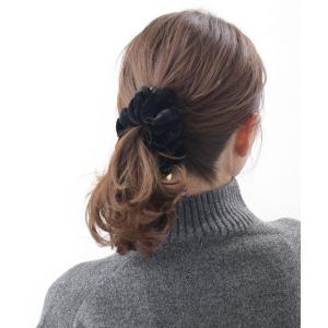 バナナクリップ ベロア フリル ボリューム 秋...の詳細画像5