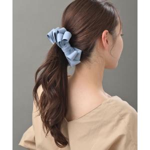 バナナクリップ リボン デニム風 ボリューム ...の詳細画像4
