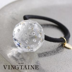 ヘアゴム クリアボール スワロフスキーH7102...の商品画像