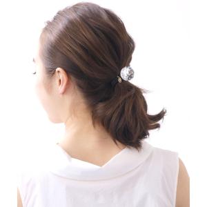 ヘアゴム クリアボール スワロフスキーH710...の詳細画像2