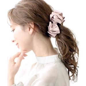 バナナクリップ リボン フリル 大きめ 可愛い...の詳細画像3