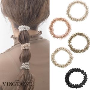 SWAROVSKI（スワロフスキー） ヘアゴム おしゃれ 大粒スワロフスキーの