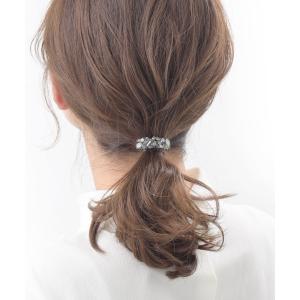 ヘアゴム ヘアカフ ポニーフック ビジュー ヘ...の詳細画像2