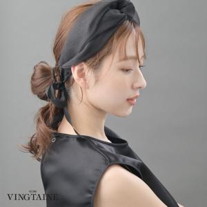 colleca la（コレカラ） ヘアバンド サテンヘアターバン : ZOZOTOWN