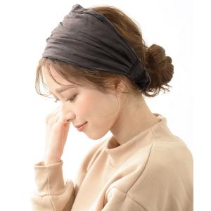 ヘアバンド 幅広 ワイド シワ加工 ヘアターバ...の詳細画像2