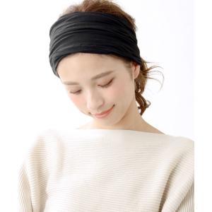 ヘアバンド 幅広 ワイド シワ加工 ヘアターバ...の詳細画像3
