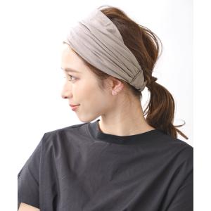 ヘアバンド 幅広 ワイド シワ加工 ヘアターバ...の詳細画像4