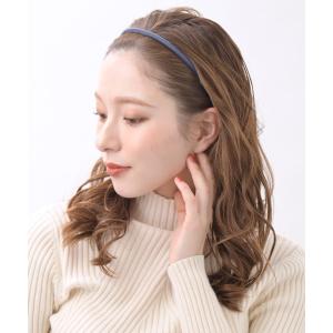 カチューシャ シンプル 細め 無地 ヘアアクセ...の詳細画像3