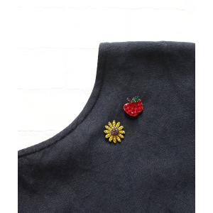 ブローチ マグネット リンゴ りんご アップル...の詳細画像3