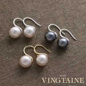 　  パール ピアス 一粒 フックピアス（8mm）結婚式 卒業式 入学式 入園式 2次会 シンプル 可愛い P1240         mbgt