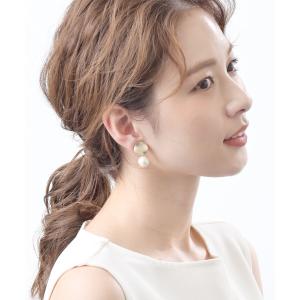 ピアス イヤリング ゴールド プレート コット...の詳細画像2