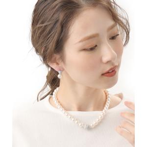 ピアス イヤリング ビジュー パール パヴェ ...の詳細画像4