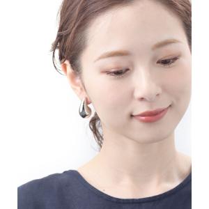 ピアス イヤリング メタル ぽってり 樹脂 C...の詳細画像1