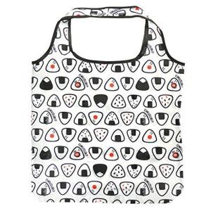 ZIP CORPORATION エコバッグ 折りたたみ コンパクト 収納 大きめ おしゃれ な パターン プリント おむすび 84765