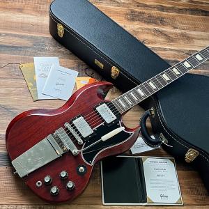［中古］Gibson Custom / Murphy Lab 1964 SG Standard with Maestro Vibrola Ultra Light Aged Cherry Red｜vintage-style