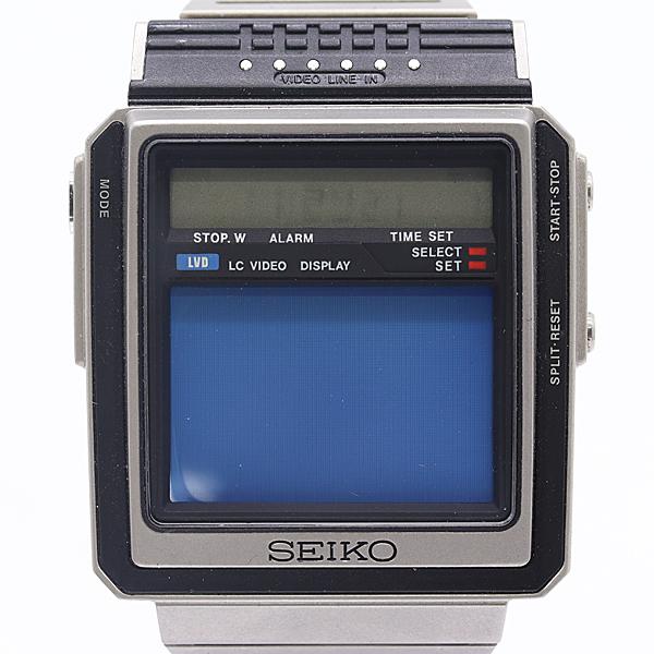 良品 稼働 セイコー テレビウオッチ T001-5000 QZ デジタル文字盤 メンズ腕時計 200...