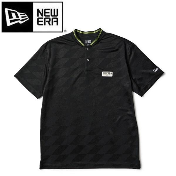 ニューエラ ゴルフ 半袖 ショートカラーポロシャツ ブラック NEW ERA (14859908) ...