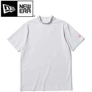 NEW ERA（ニューエラ） ゴルフ 半袖 ミッドネック Tシャツ 鹿の子
