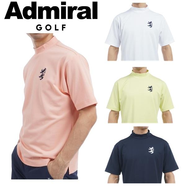 アドミラル ゴルフ メンズ ビッグ鹿の子 アクティブモックネックシャツ ADMIRAL GOLF A...