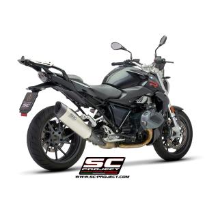 BMW R1250RS用　アールズギア　チタンドラックブルーマフラー AKRAPOVIC 直送品 アールズギア リアルスペック チタンフル