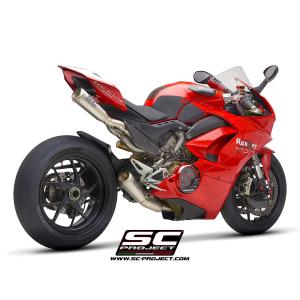 ドゥカティストリートファイターV4、V4S SC-PROJECT マフラー DUCATI StreetFighter V4 マフラー！専用アンダーカウル付き！｜AxxL
