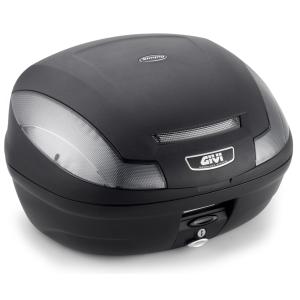 GIVI ジビ トップケース リアボックス モノロックケース E470NT Simply III Tech ベース付 カラー ブラック スモークドリフレクター｜vio0009