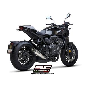 バイク マフラー SC-PROJECT - S1 スリップオンサイレンサー (ユーロ5対応 / 純正キャタライザー対応) ホンダ CB1000R '21-23｜vio0009