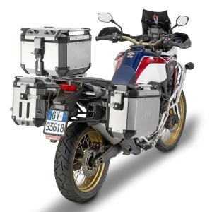 バイク Monokey CAM パニアケース GIVI Trekker Outback 37/48リットル シルバー 左右セット