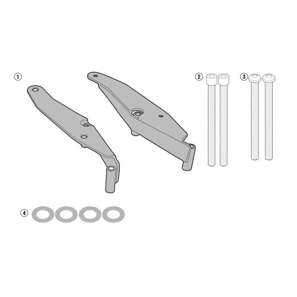 バイク バッグ リアボックス GIVI KTM Adventure 1050/1090/1190, ...