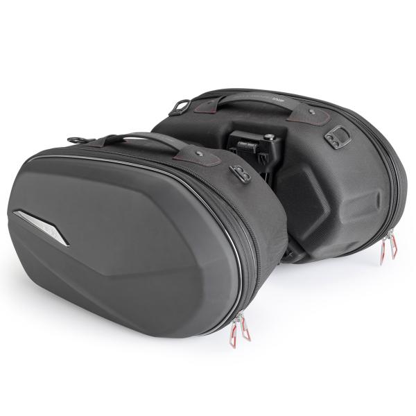 バイク サイドバック GIVI Easylock ST609 25-30L （拡張式）x2 パニアス...